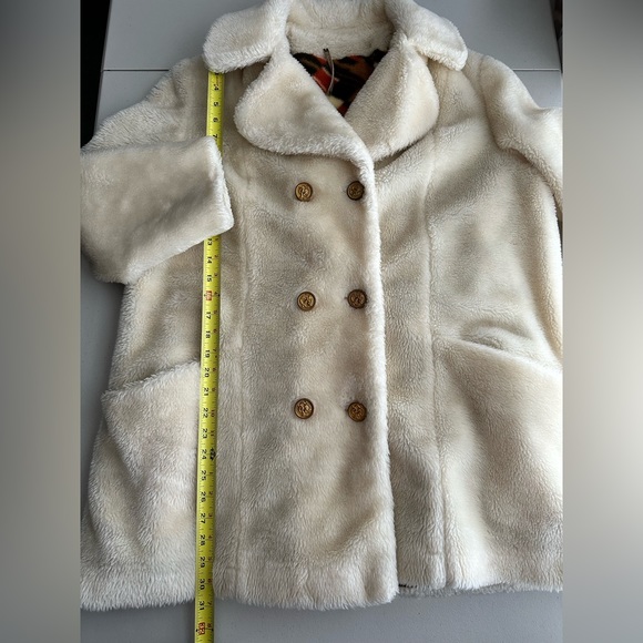 Vintage Vegan Faux Fur Midi Coat Women’s Size Medium - Picture 7 of 9
